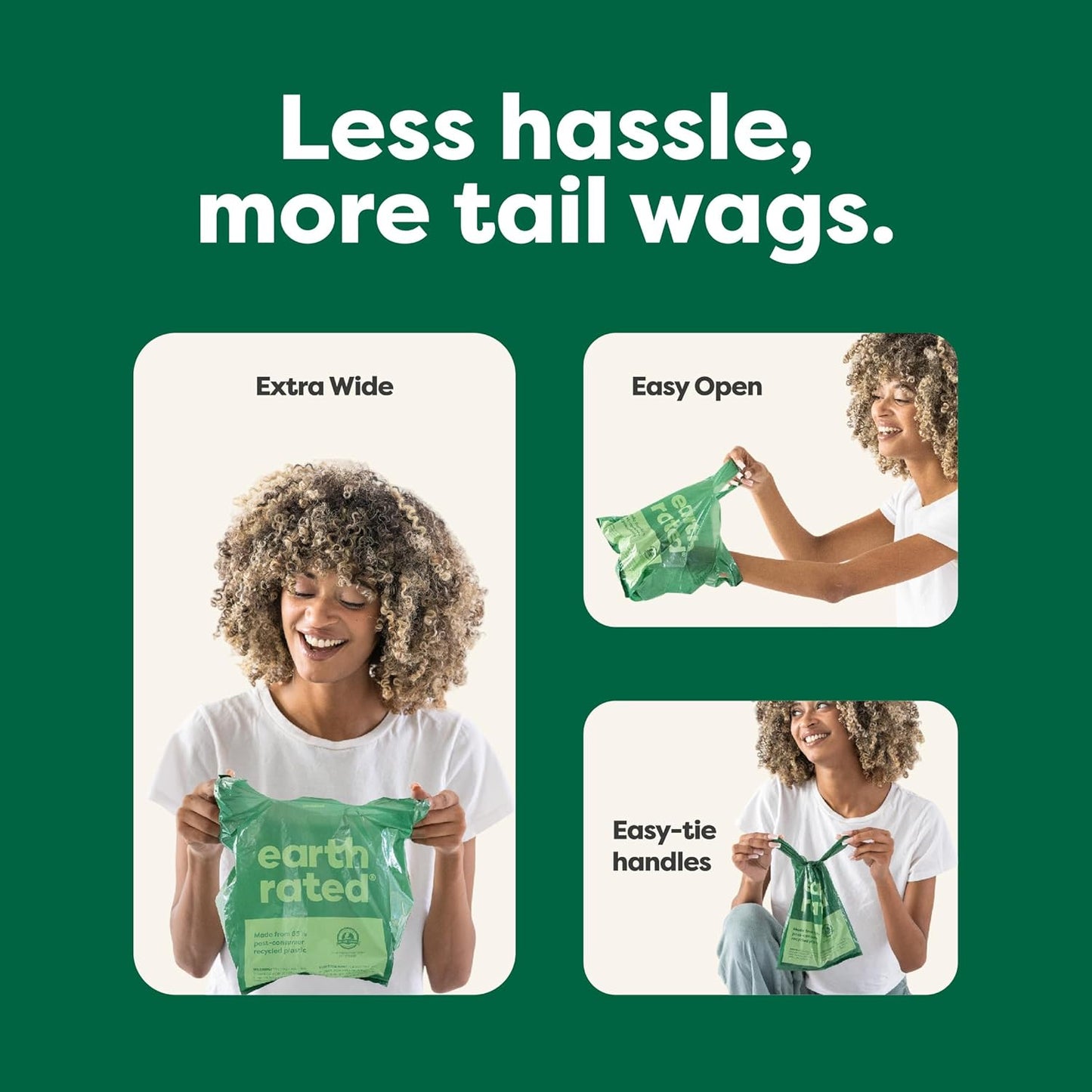Premium Lavender Dog Waste Bags with Handles - Value Pack of 600, Easy Tie and Leakproof Design