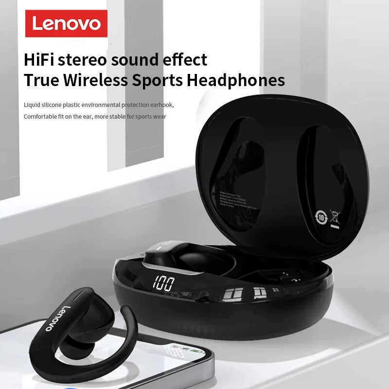 T50 Wireless Bluetooth 5.2 Ear Hook Earphones Sports Headphones Waterproof Earbud with Mic Noise Reduction Gaming Headset