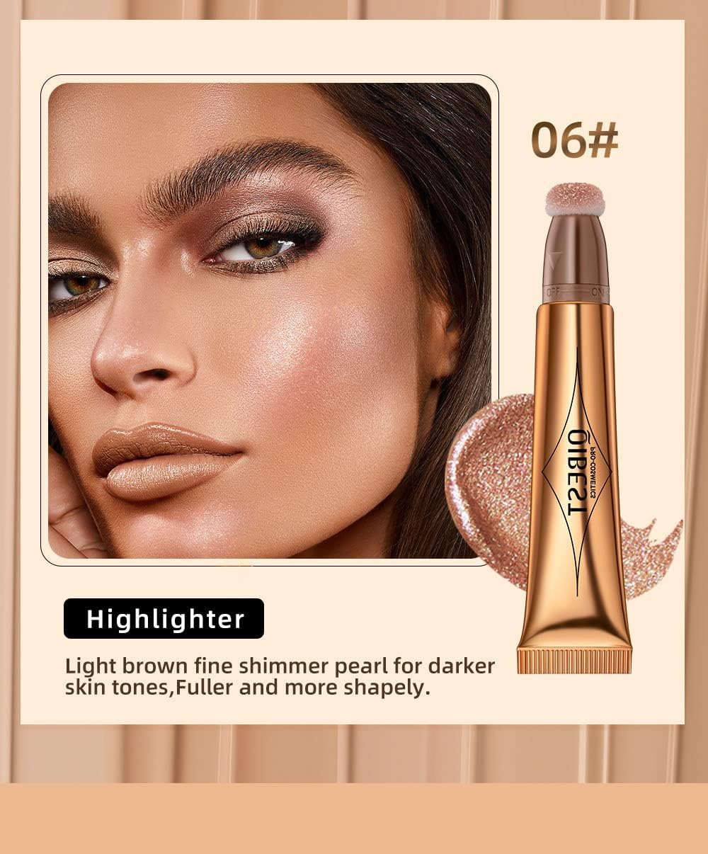 Illuminate Your Beauty with Our Versatile Blusher Stick - Highlighter, Bronzer & Cream Blush for a Flawless, Natural Glow