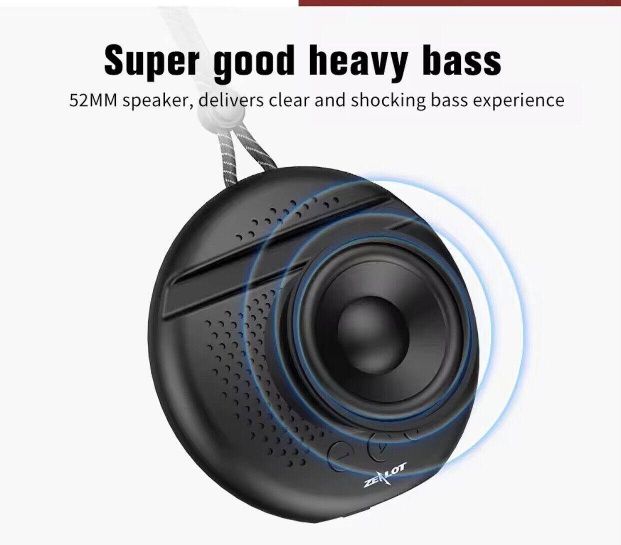 Portable Wireless Bluetooth Speaker Stereo Bass Loud Stereo Bass Speakers USB FM