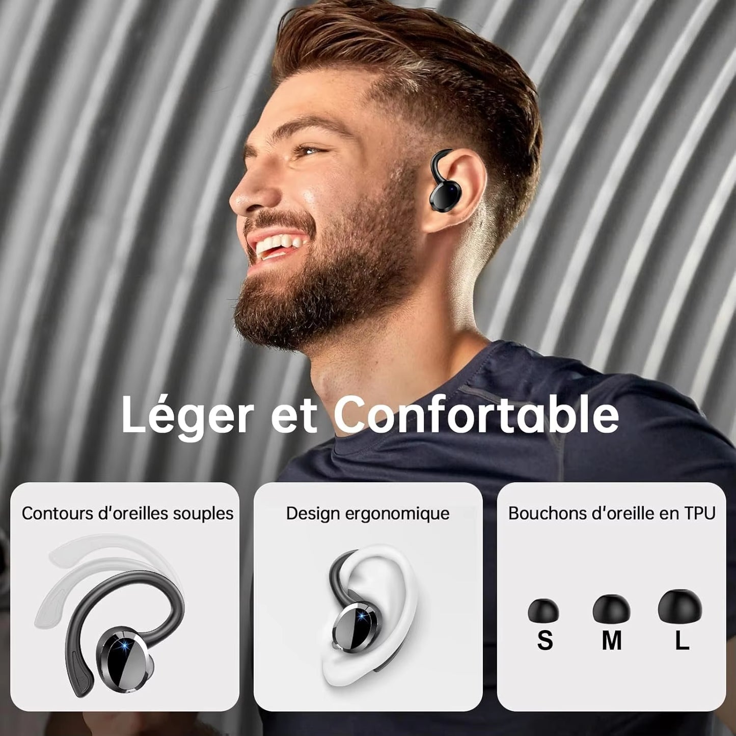 Experience Unmatched Sound Quality with Our Wireless Bluetooth 5.3 Earbuds - IP7 Waterproof, Noise Cancelling, and 48 Hours of Playback!