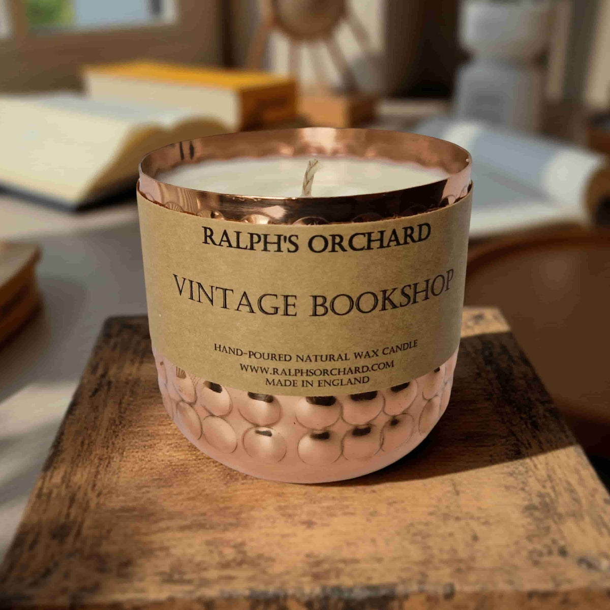 Vintage Bookshop Scented Candle-1