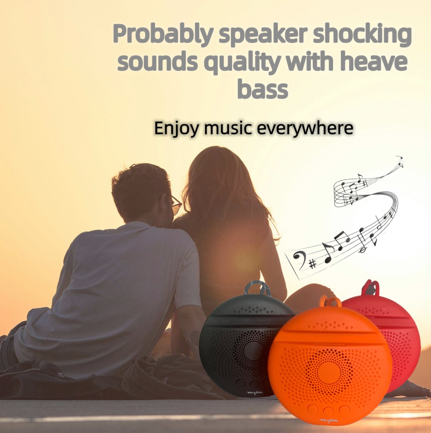 Portable Wireless Bluetooth Speaker Stereo Bass Loud Stereo Bass Speakers USB FM