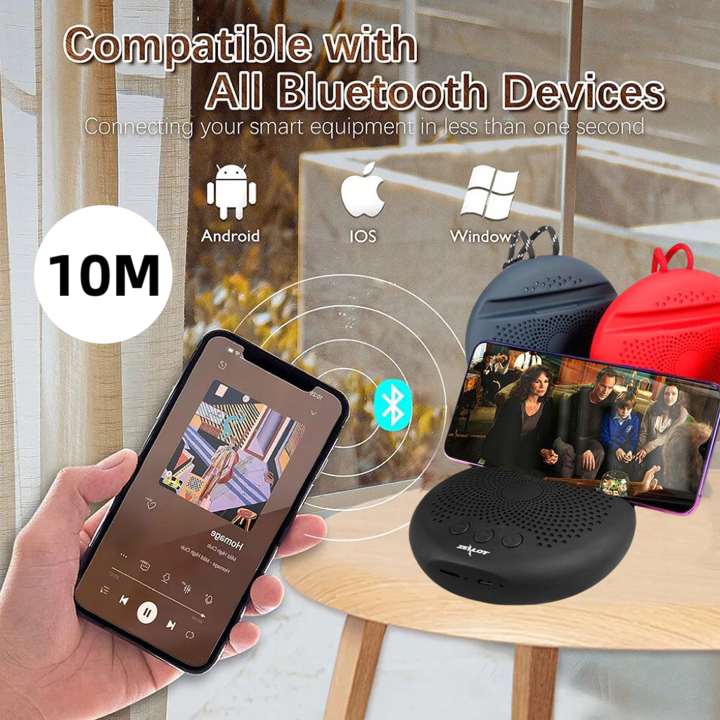 Portable Wireless Bluetooth Speaker Stereo Bass Loud Stereo Bass Speakers USB FM