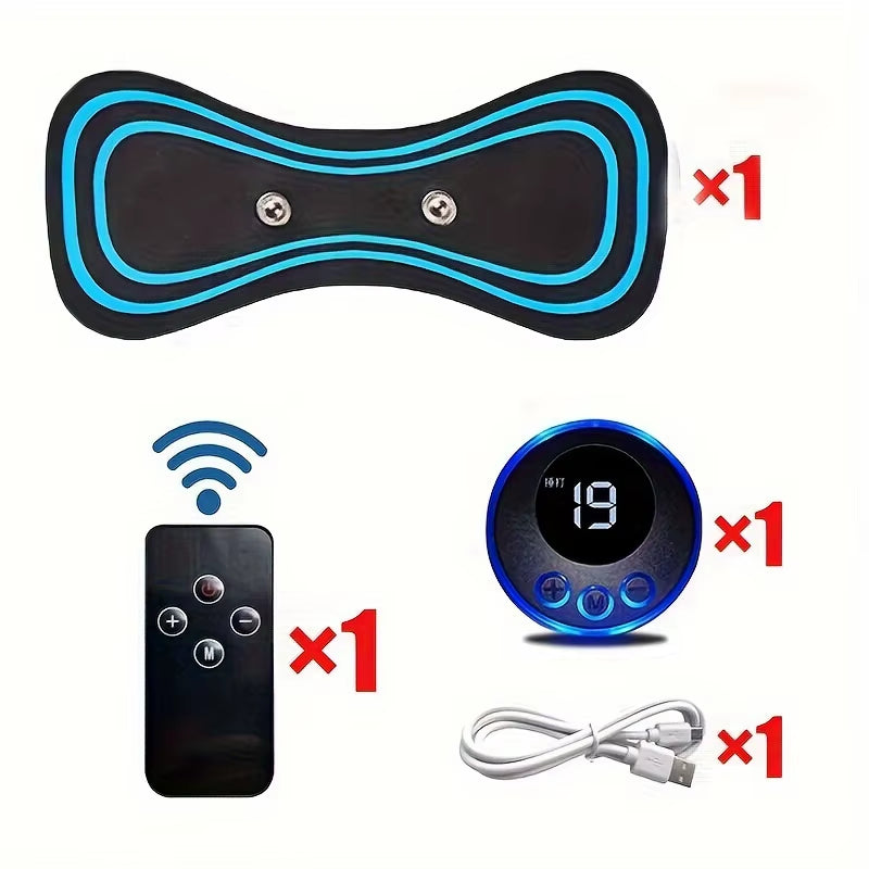 Experience Ultimate Relaxation with the Muscle Electric Massager - 8 Modes & 19 Strength Levels for Neck Relief