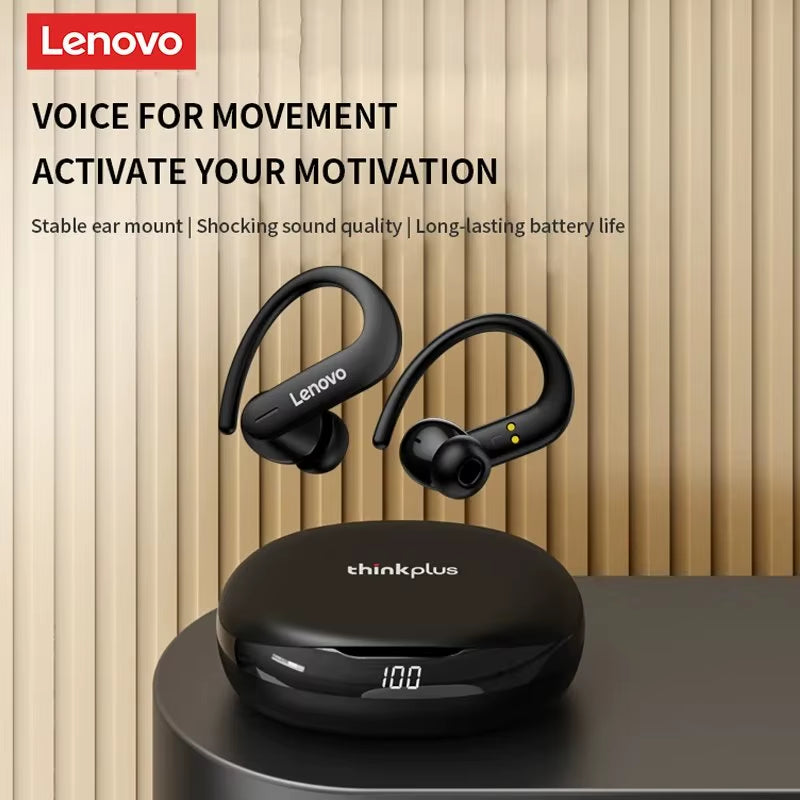 T50 Wireless Bluetooth 5.2 Ear Hook Earphones Sports Headphones Waterproof Earbud with Mic Noise Reduction Gaming Headset