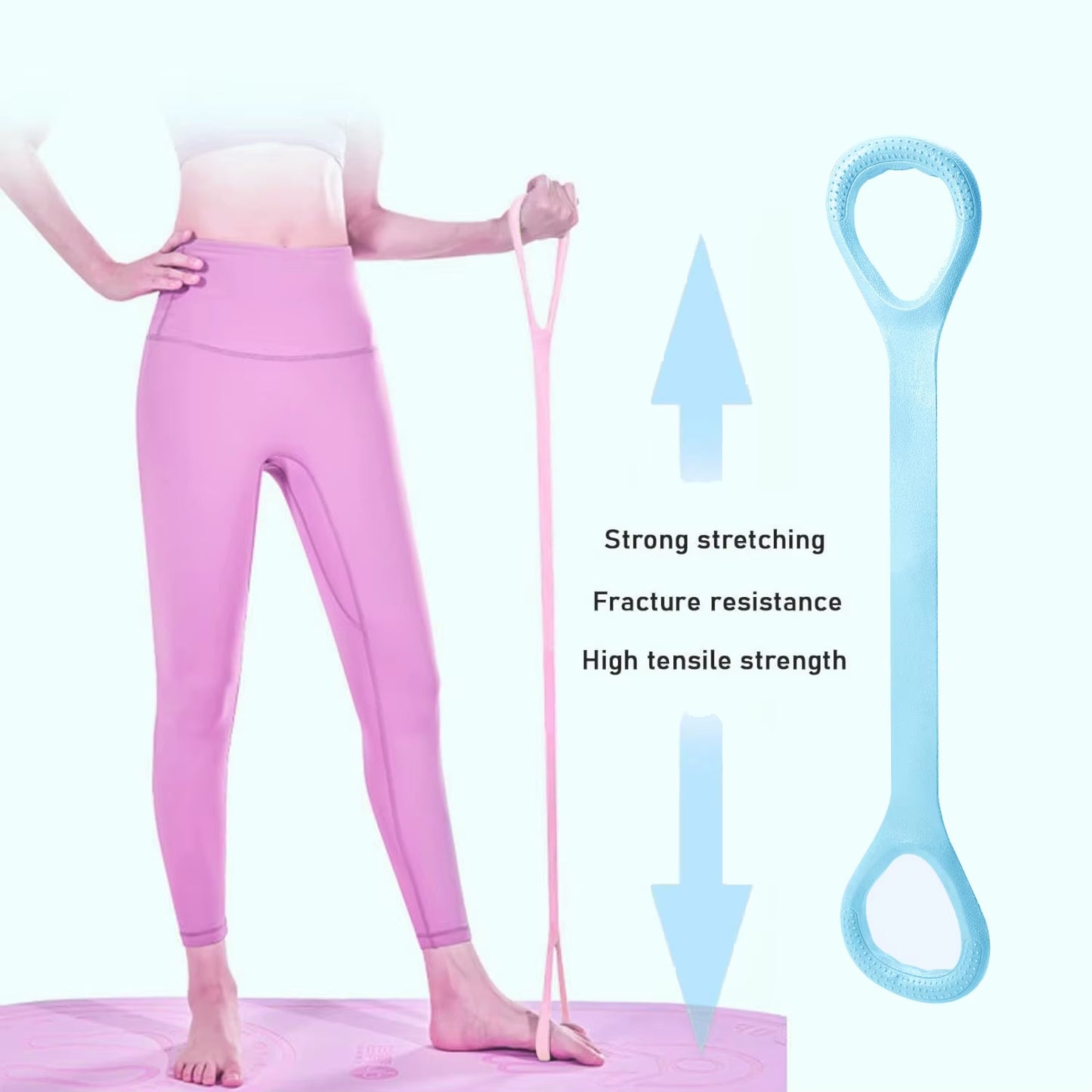 Elevate Your Fitness Routine with the 8-Word Chest Developer Resistance Band for Arm, Back, and Shoulder Workouts