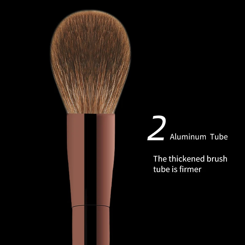 Makeup Brush Set Mini Portable 7 Pcs, High Quality Soft Animal Hair Brush Include Eyeshadow,Blush,Powder Brush