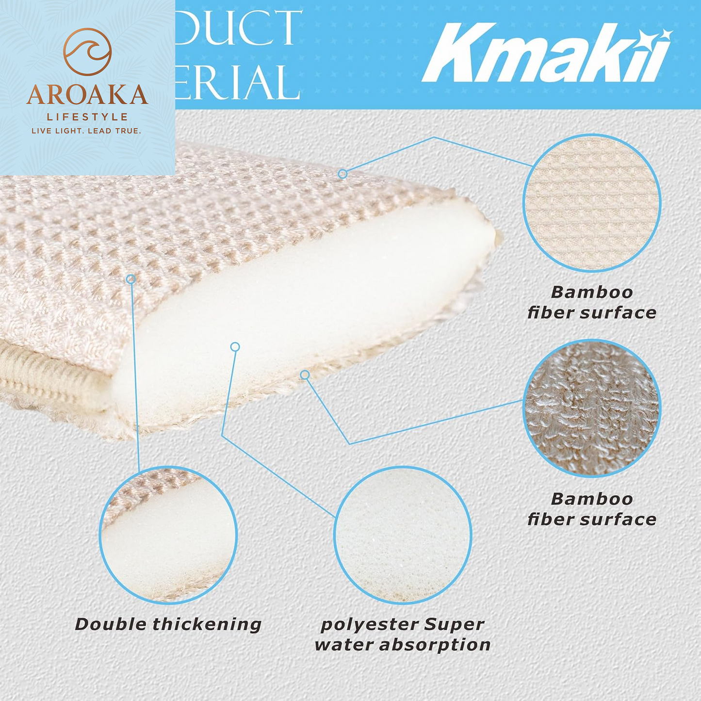 Transform Your Cleaning Routine with Super Absorbent Bamboo Kitchen Sponges - 12 Pack for Effortless Dishwashing and Surface Cleaning