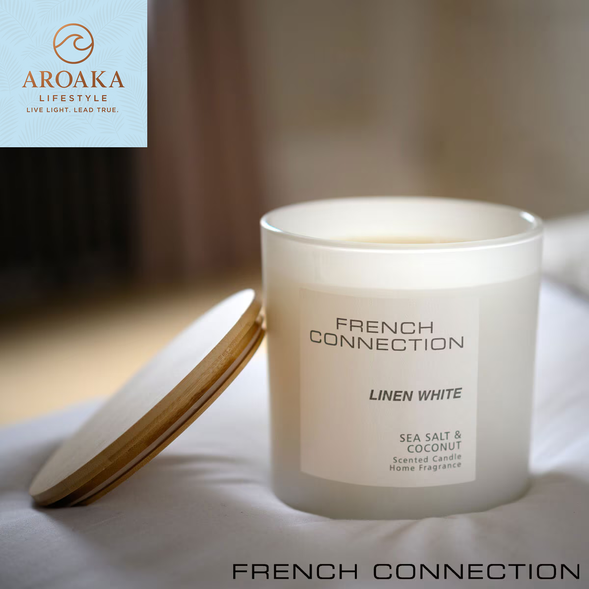 Indulge in Elegance: Pastel XL 1.5Kg Scented Candle in Linen White