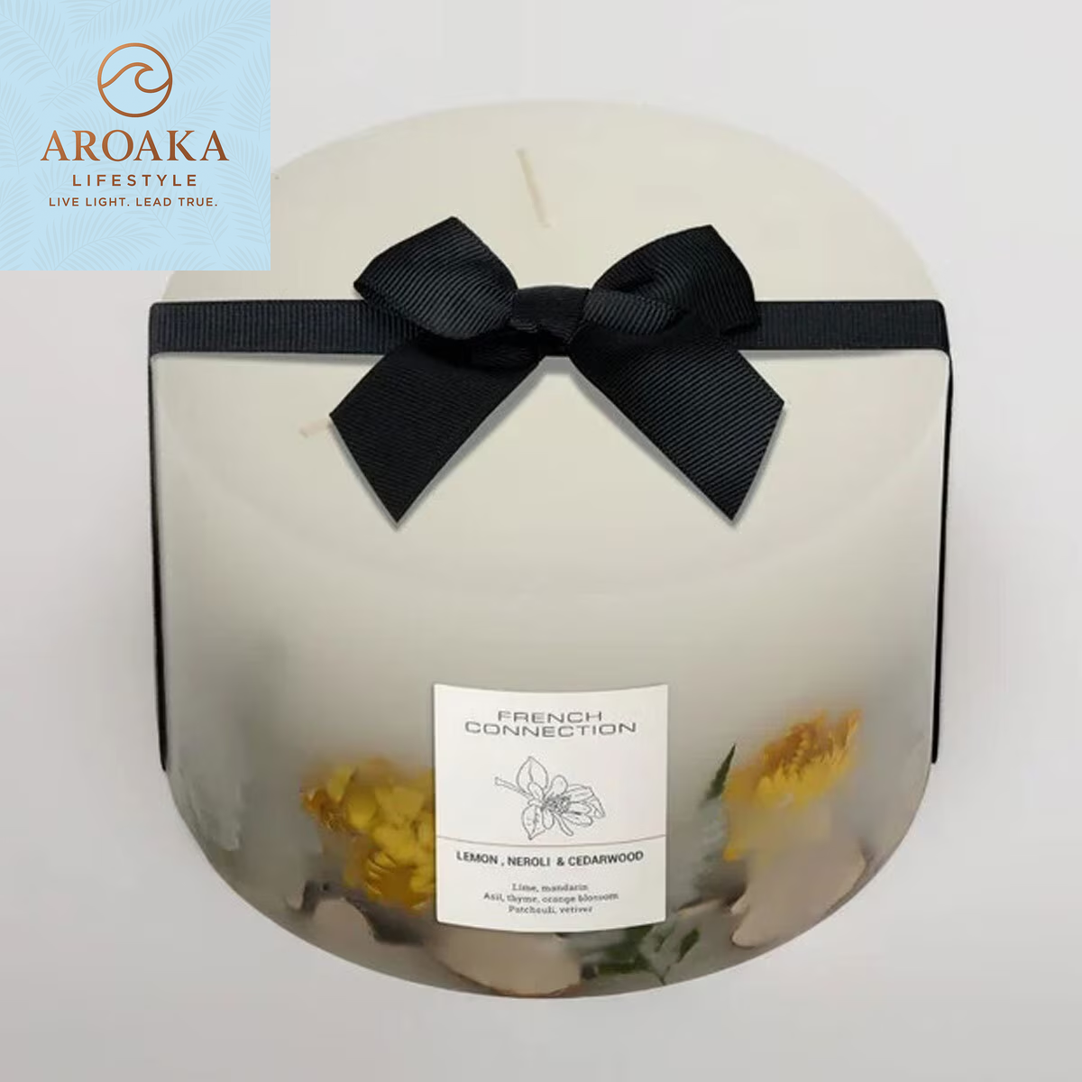 Elevate Your Space with the Botanical 1.5kg Candle - Lemon, Neroli & Cedarwood Bliss