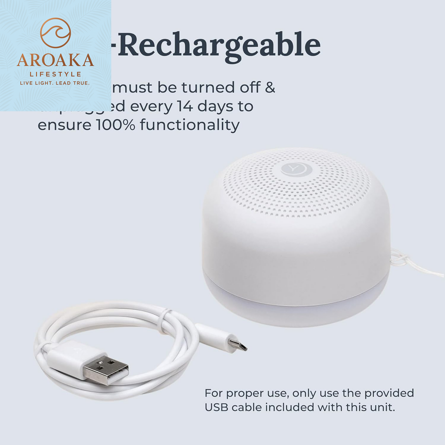 Mini Portable White Noise Machine with 6 Soothing Sounds and Adjustable Night Light - Ideal Sleep Therapy for Adults and Infants, USB Rechargeable with Convenient Carry Lanyard