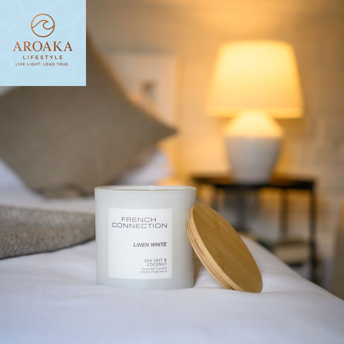 Indulge in Elegance: Pastel XL 1.5Kg Scented Candle in Linen White