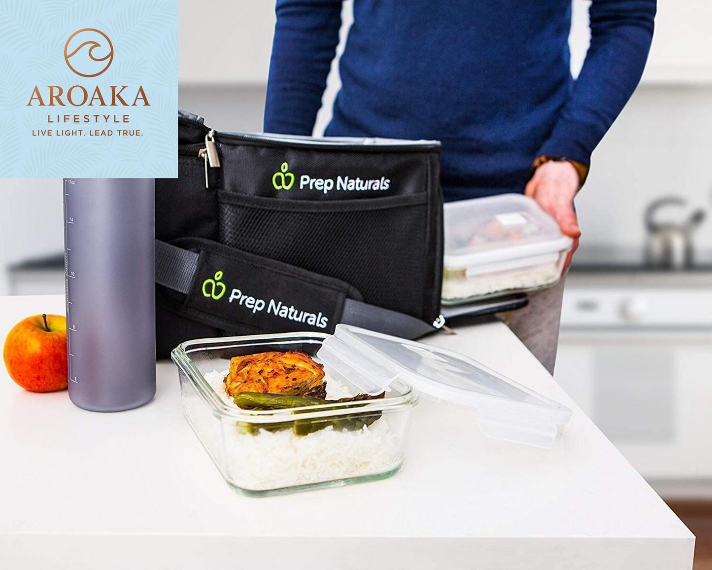 Revolutionize Your Meal Prep with the 5-Pack Airtight Glass Food Storage Containers - Perfect for Healthy Living!