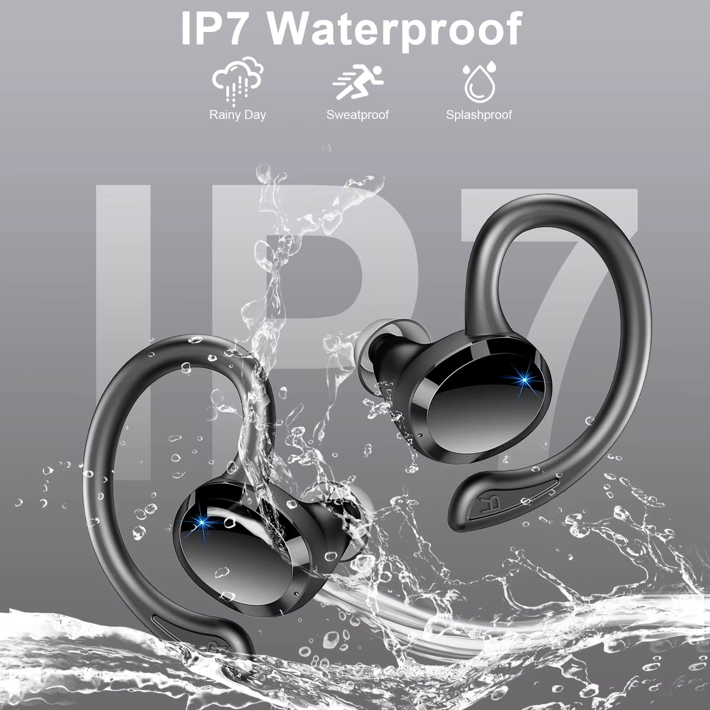 Experience Unmatched Sound Quality with Our Wireless Bluetooth 5.3 Earbuds - IP7 Waterproof, Noise Cancelling, and 48 Hours of Playback!