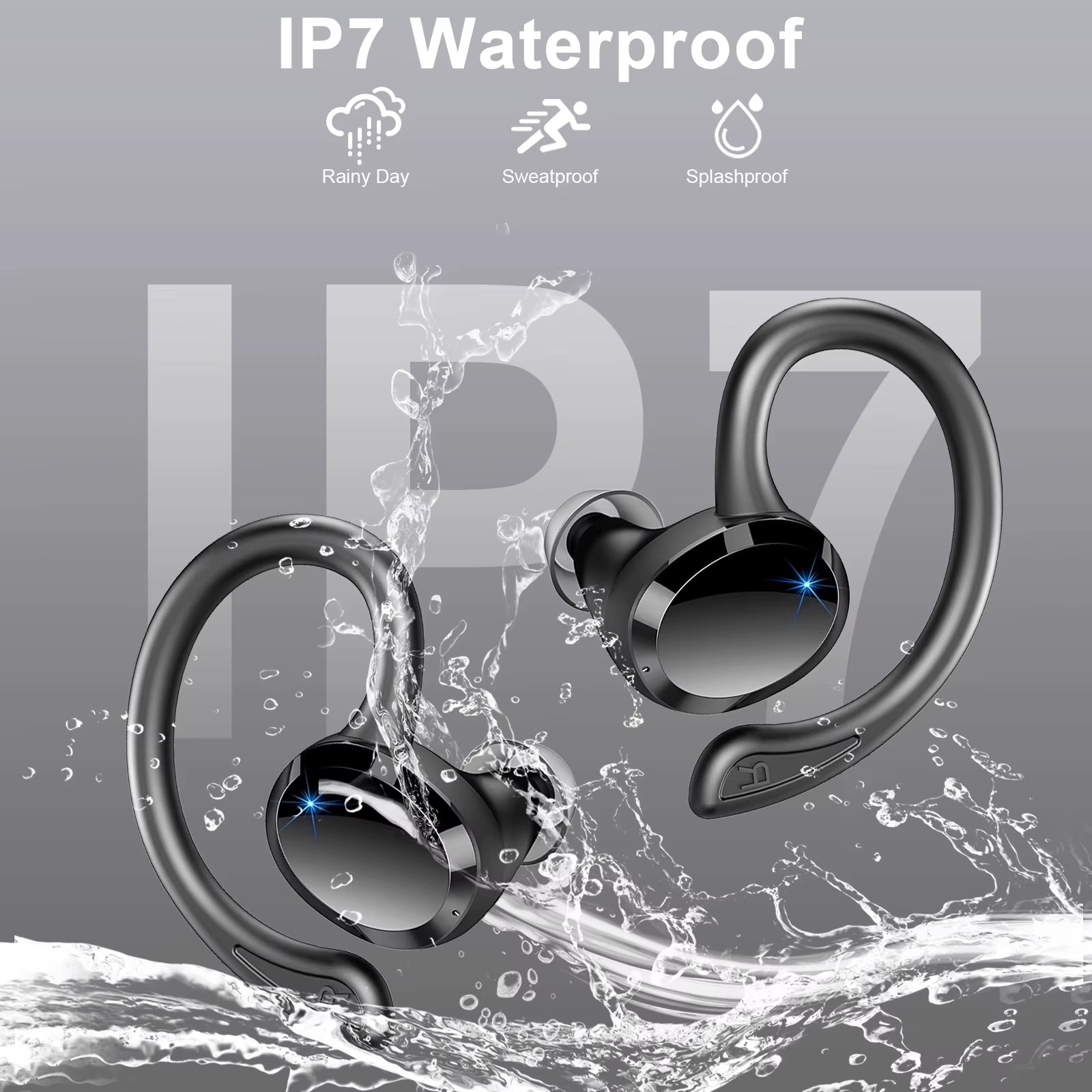 Experience Unmatched Sound Quality with Our Wireless Bluetooth 5.3 Earbuds - IP7 Waterproof, Noise Cancelling, and 48 Hours of Playback!