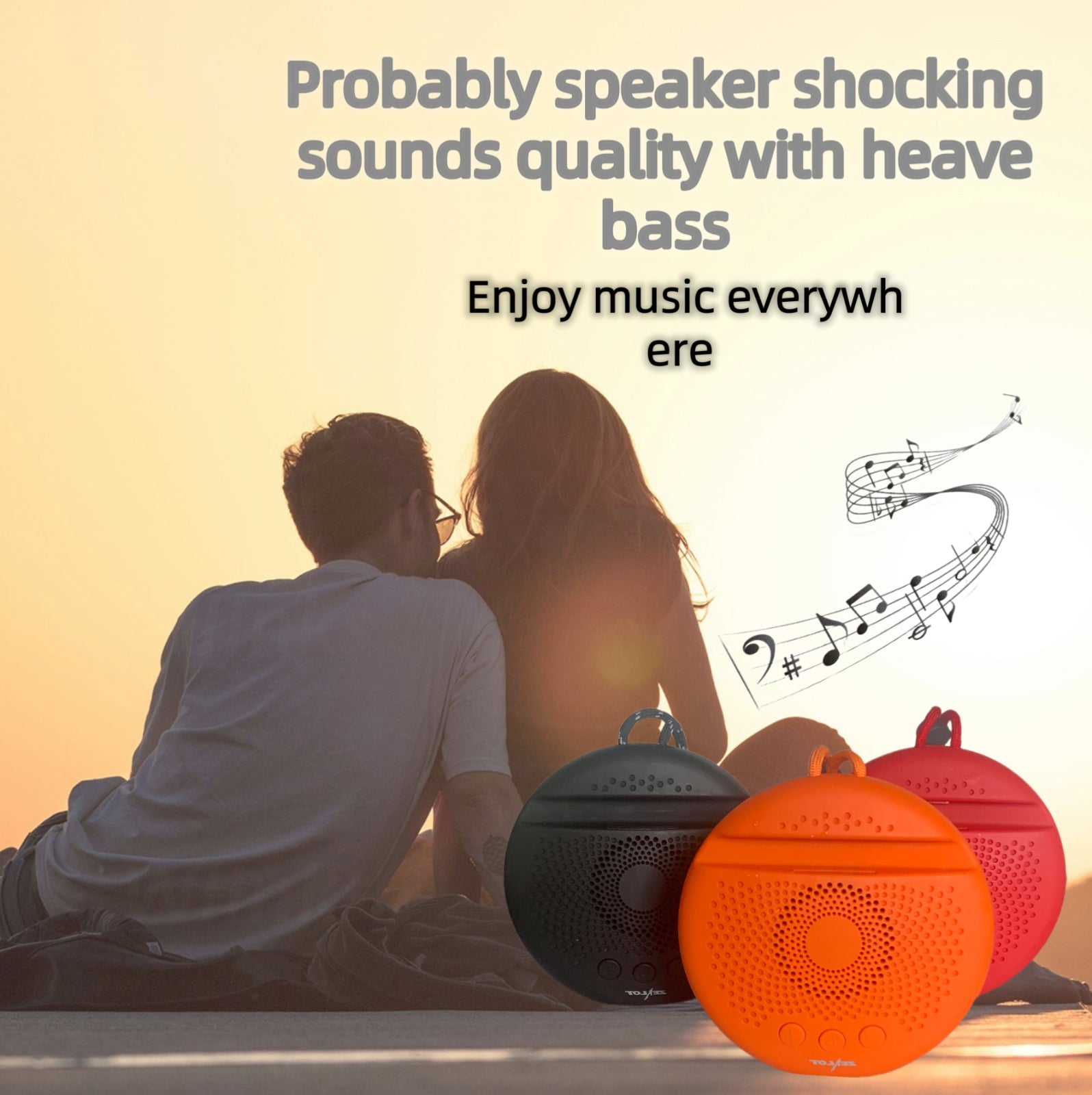Portable Wireless Bluetooth Speaker Stereo Bass Loud Stereo Bass Speakers USB FM