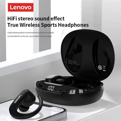 T50 Wireless Bluetooth 5.2 Ear Hook Earphones Sports Headphones Waterproof Earbud with Mic Noise Reduction Gaming Headset