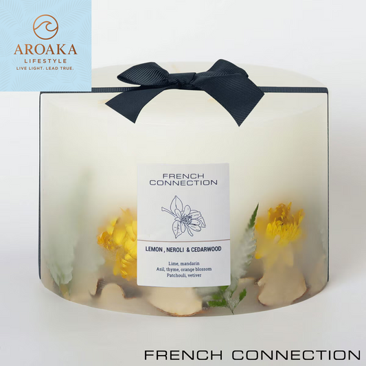 Elevate Your Space with the Botanical 1.5kg Candle - Lemon, Neroli & Cedarwood Bliss