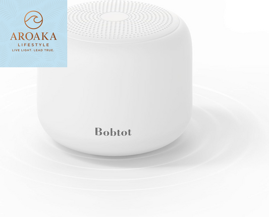Portable Bluetooth Speaker - Wireless IPX5 Waterproof Mini Speaker with Loud Stereo Sound, 20 Hours Playtime, Rechargeable Battery, and Built-In Microphone, White